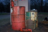 BARREL W/PUMP, SMALL BARRELS (2), SPARE PUMP