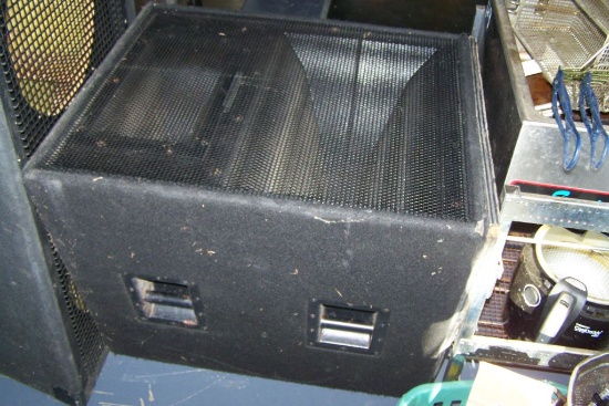 LARGE BOX SPEAKERS (2)