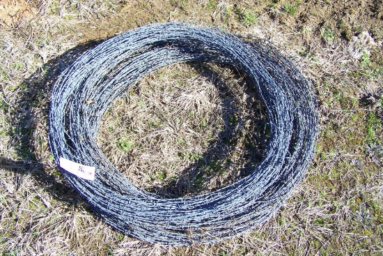 ROLLS OF BARB WIRE (3)