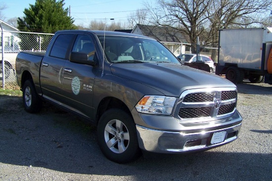 2013 DODGE RAM 1SL PICK-UP TRUCK, 4WD, CREW CAB, POWER/AIR, STEERING WHEEL