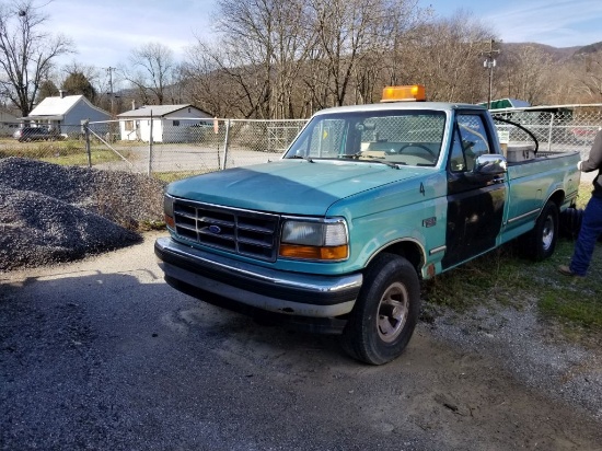 1995 FORD F150 PICKUP TRUCK, 4X4, GAS, AUTOMATIC, VIN: 1FTEF14H5SNA65913,