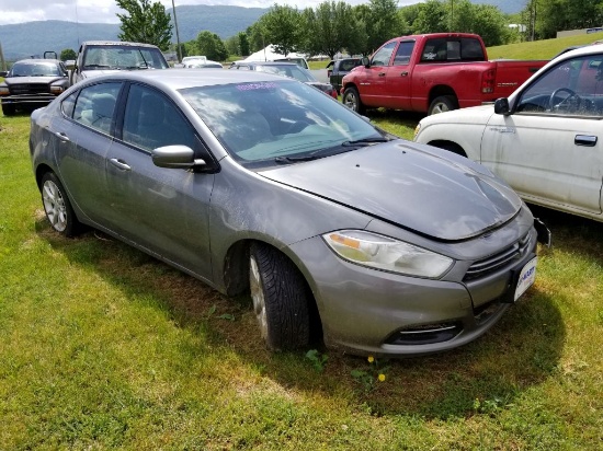 2012-2013 DODGE DART CAR VIN: 1C3CDFBH3DD708057 (NO TITLE AVAILABLE)
