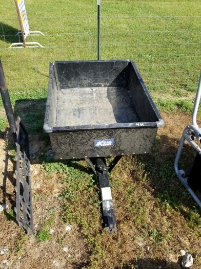 BLUE HAWK 10 CUBIC FOOT METAL YARD WAGON