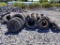 ASSORTED SIZED TIRES AND RIMS (APPROX 26)