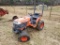 KUBOTA B7300 HST 4WD TRACTOR, S: 10407, HOURS SHOWING: 0995, MOTOR TROUBLE
