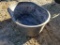 110 GAL RUBBER WATER TROUGH, BLACK