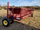 20' SILAGE FEEDER WAGON, PULL TYPE, CLEAN*, S: 32347