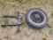 MOTORCYCLE WHEEL AND TIRE MT90-16T, AND FRONT WHEEL PART