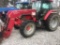 2003 MCCORMICK CX105 CAB TRACTOR, 4X4, W/ LOADER AND BUCKET, HOURS SHOWING: 5003, RUNS AND DRIVES