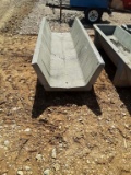 8' CONCRETE FEED TROUGH,OPEN ENDS, LOCATED OFFSITE BUT WILL DELIVER TO PIKE