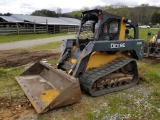 JOHN DEERE 329D TRACK SKID STEER, HOURS SHOWING: 3520, RUNS AND DRIVES, 82