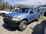 1997 FORD F150 TRUCK, SINGLE CAB, 4WD, AUTOMATIC, 6 CYLINDER GAS, HAS TITLE