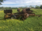 MIDLAND 20' DISC HARROW, WHEELS AND TIRES IN GOOD SHAPE, HOSES AND PANS IN