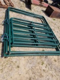 NEW GREEN 6' WIDE X 8' TALL WALKTHROUGH GATE