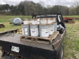 PALLET OF PAINT AND PRIMER (12 5 GALS AND 12 1 GALS)