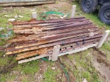 PALLET OF USED STEEL POSTS, APPROX 50