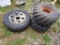 21 X11.00 - 8 TIRES (2) AND P215/75 R15 TIRE AND RIM