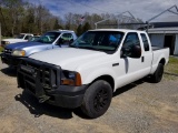 2005 FORD F250 EXTENDED CAB TRUCK, XL SUPER DUTY, 2WD, AUTOMATIC, MILES SHO