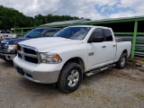 2013 DODGE RAM 1500 4 DOOR TRUCK, MILES SHOWING: 197,400, HAS TITLE, AUTOMA