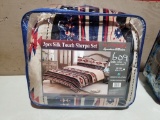 NEW 3 PC SILK TOUCH SHERPA COMFORTER SET, KING SIZE
