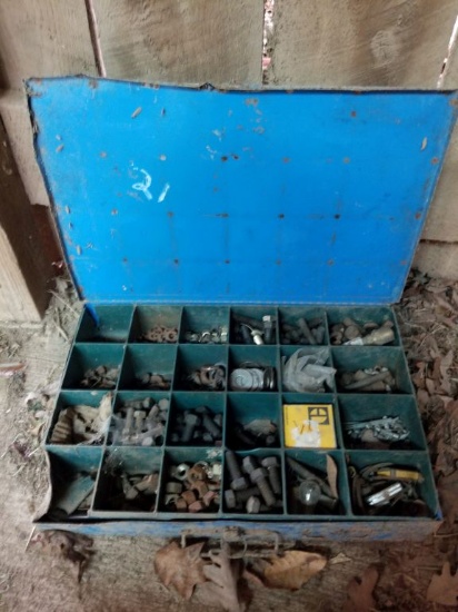 BOX OF LARGE BOLTS