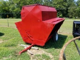 PULL TYPE CREEP FEEDER WITH PANELS WITH APPROX 1500 LBS OF GOOD CPC FEED