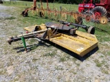 10' TENNESSEE RIVER IMPLEMENT PULL TYPE ROTARY CUTTER, HYDRAULIC, DOUBLE WH