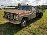 1976 CHEVROLET CUSTOM DELUXE 30 TRUCK WITH A 12' DUMP BED, MANUAL TRANS, NE