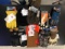 Winter Wear Lot, 8 pairs work gloves assorted sixes, 2 Thinsulate face tobo