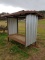 NEW 4' WIDE X 6' LONG X 6' TALL FEEDER, WOOD TROUGH, METAL ROOF AND SIDES