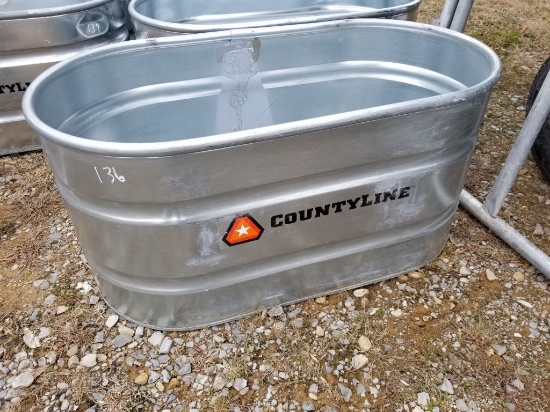 NEW SCRATCH/DENT TARTER 100 GAL GALV WATER TROUGH