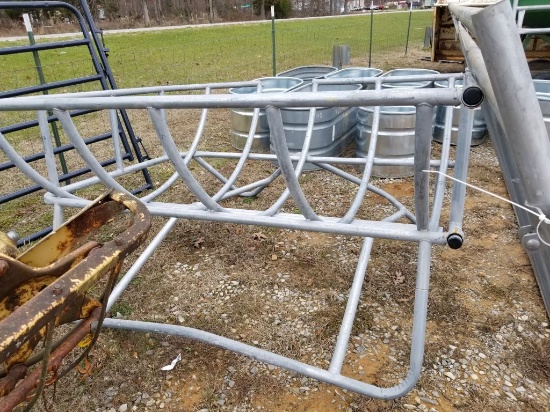 GALV ROUND BALE FEEDER