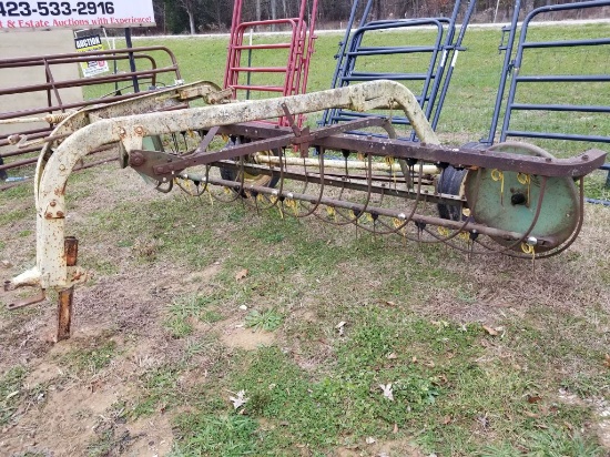 JOHN DEERE ROLLABAR HAY RAKE, M: E0640, S: 026759E
