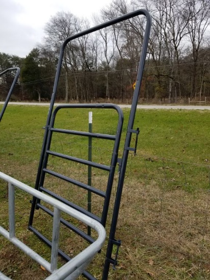 NEW SCRATCH/DENT TARTER BLUE 4' WALKTHRU GATE