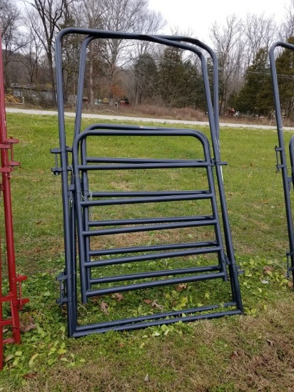 NEW SCRATCH/DENT TARTER BLUE 4' WALKTHRU GATE
