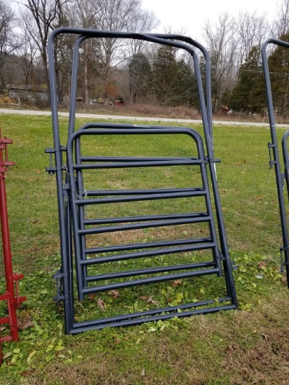 NEW SCRATCH/DENT TARTER BLUE 4' WALKTHRU GATE