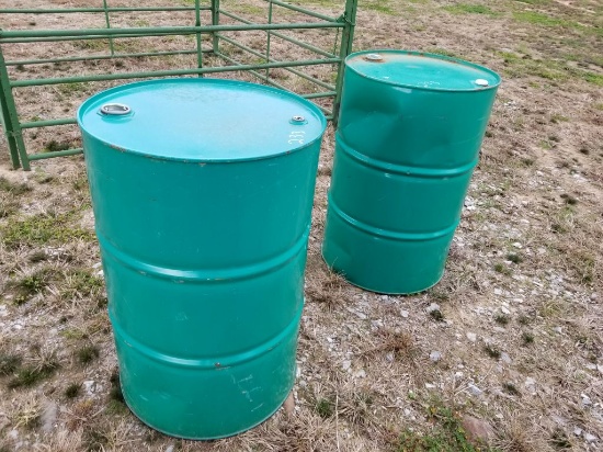 METAL BARRELS (2)