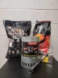 Bear Mountain BBQ Pellets, Charcoal Chimney Starter, Royal Oak Charcoal, St