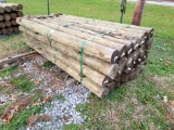 NEW 6X8 TREATED WOOD POSTS (28)