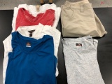 Ladies’ Medium clothing Lot, 5 shirts assorted, 1 pair pants ALL PROCEEDS F