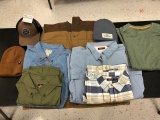 Men’s 2XL Clothing Lot, Ridge Cut insulated vest 2 short sleeve & 1 long sl