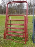 NEW SCRATCH/DENT TARTER RED 4' WALKTHRU GATE