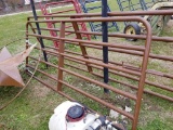 9' HEAVY DUTY BROWN GATE W/ LATCHPIN AND BOLTS
