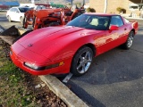 1995 CHEVROLET CORVETTE CAR, MILES SHOWING: 48,358, RUNS AND DRIVES, HAS TI