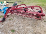 RED SIDE DELIVERY HAY RAKE