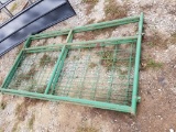 8' GREEN GATE W/ WIRE PANEL (2)