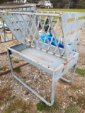 GREY HAY FEEDER 4' WIDE X 5' TALL