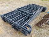 NEW 12' CORRAL PANELS (10) WITH 4' WALKTHRU GATE