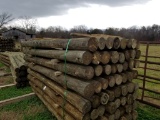 NEW 5X8 TREATED WOOD POSTS (32)