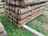 NEW 5X8 TREATED WOOD POSTS (32)